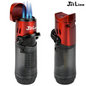 JetLine J-Jet Dual Cigar Lighter with Cigar Rest (Red)