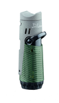 JetLine Regal Triple Cigar Lighter with Cigar Rest, Punch & Poker (Green)